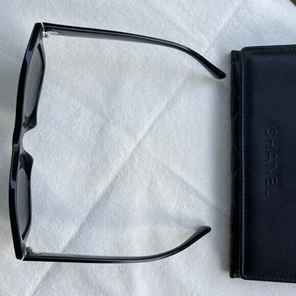 CHANEL Black Square 5380 Polarized Sunglasses - Picture 9 of 16